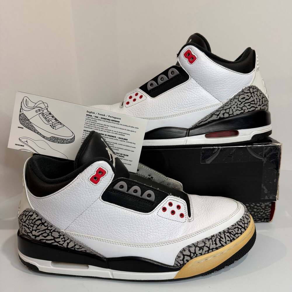 Nike Air Jordan 3 Retro 'Infrared 23' 2014 Mens Size 11 OG Box - 136064-123